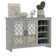 Perrault 44.3" 2 Door Shoe Cabinet with Shelves