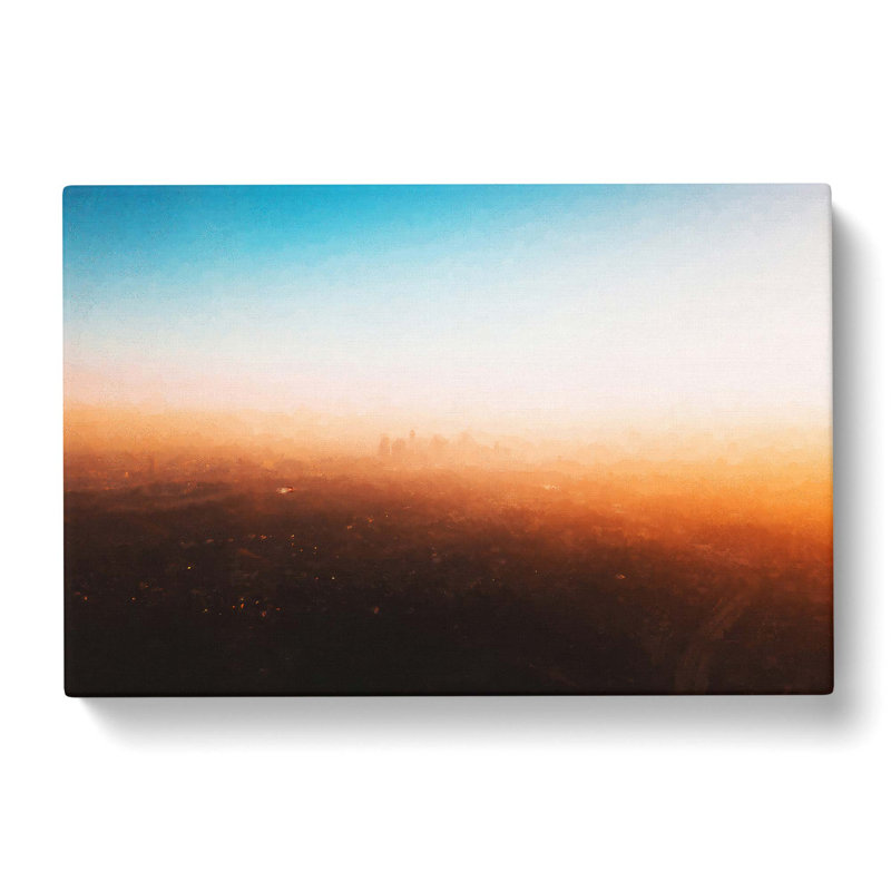 The Downtown Los Angeles Skyline - Wrapped Canvas, 60cm H x 91cm W x 3cm D