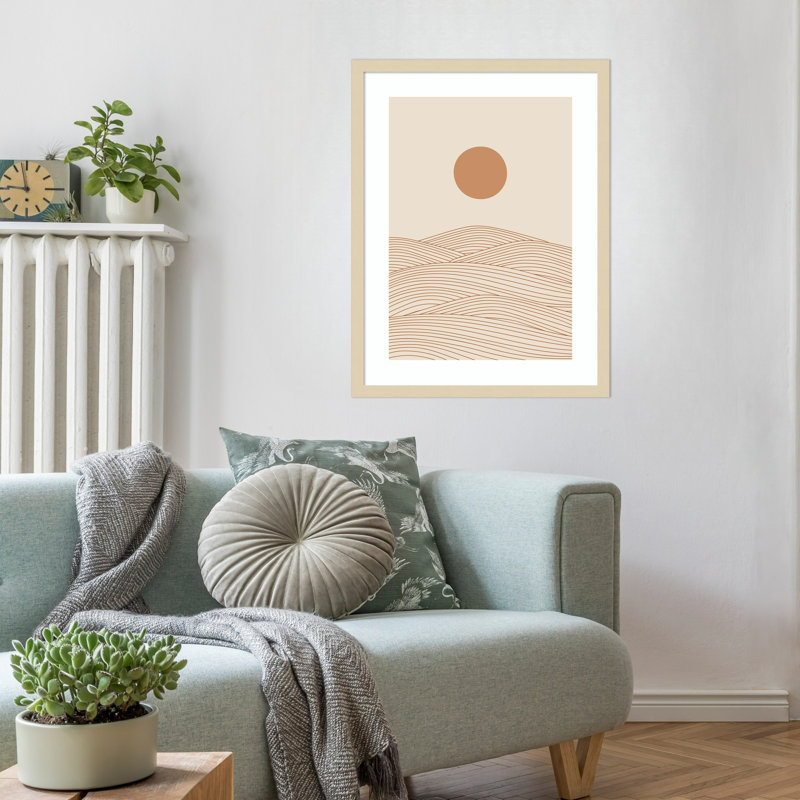 «Over the Horizon» par Natasha Playell, impression sur bois encadrée, H 25 po x l 19 po