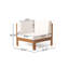 FAUTEUIL DE COIN BRAVA, BEIGE-1266561093