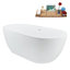 Baignoire autoportante 61 "avec drain 61" Streamline-101310193