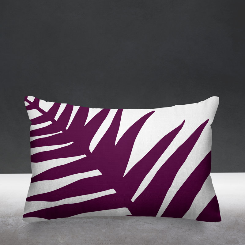 Housse et insert de coussin rectangulaire Fielding, Mauve
