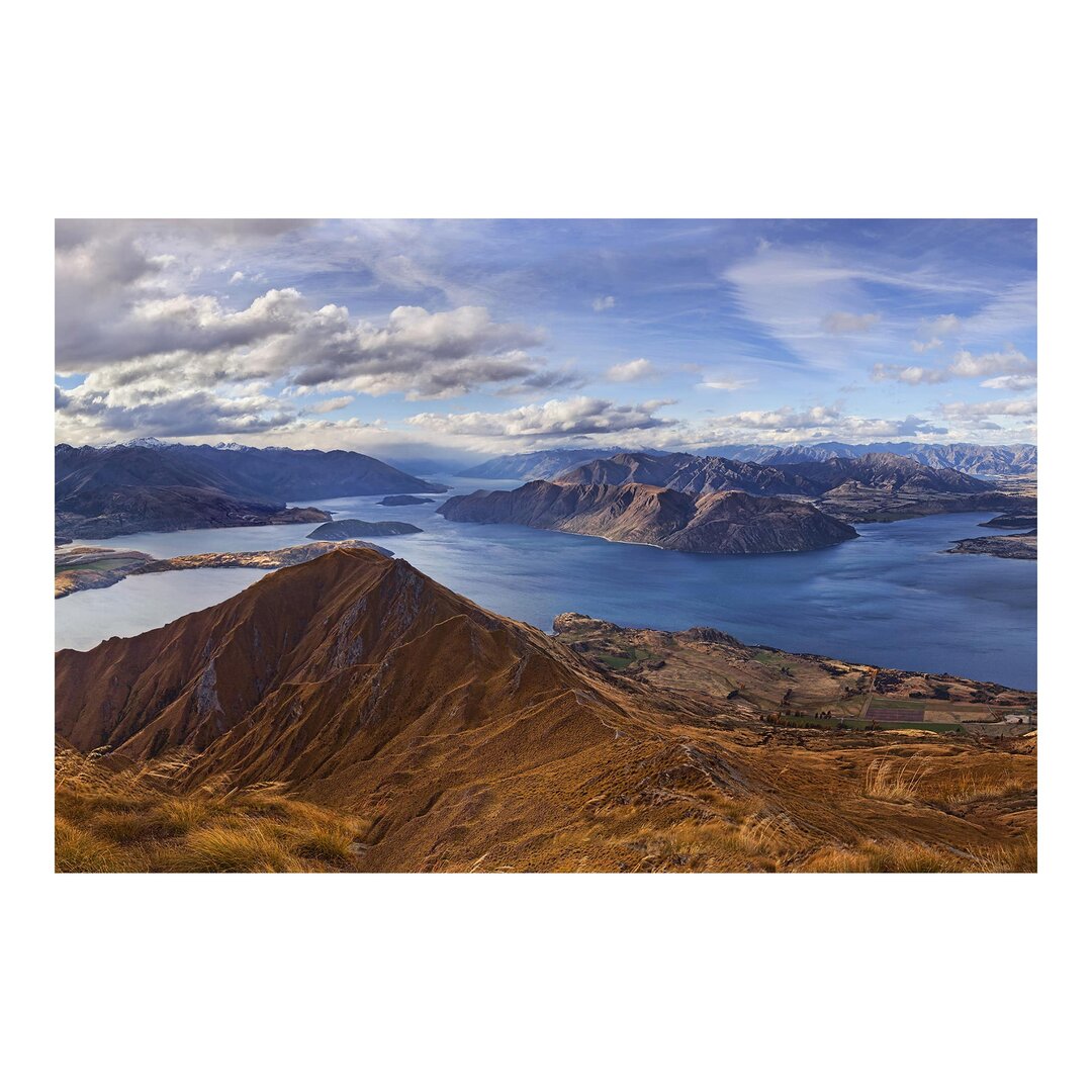 Strukturierte Fototapete Roys Peak in New Zealand 1,9 m x 288 cm