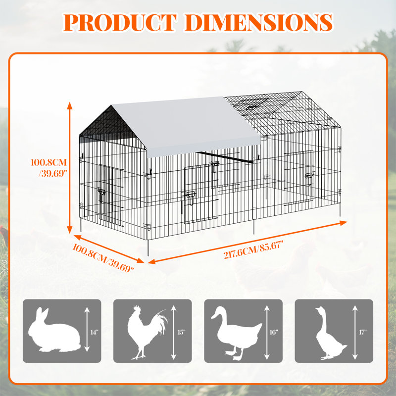 2.218 m² Chicken Coop