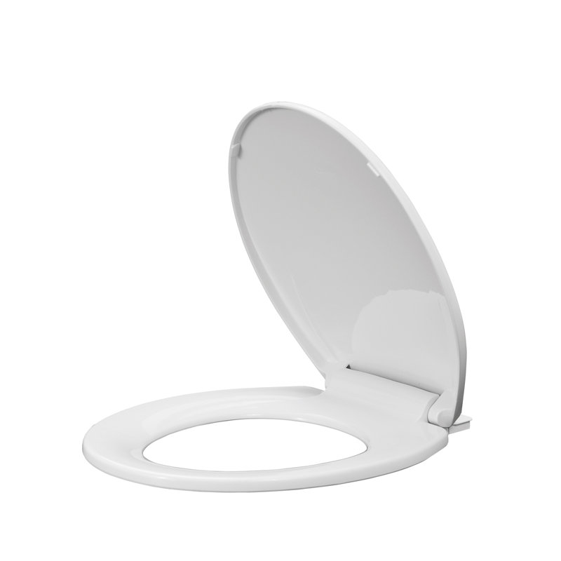 Siège de toilette rond à fermeture lente