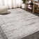 Downham Filigree Medallion Light Gray/Cream Rug
