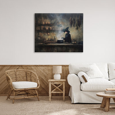 Toile «Witch's Cauldron Brew», conception par Arlington Prints