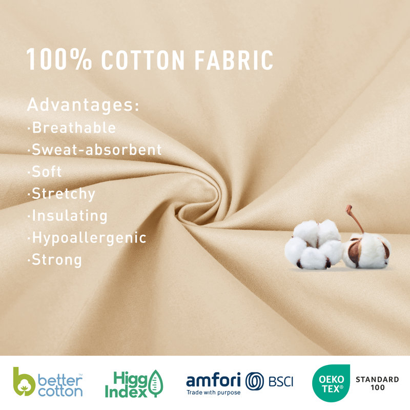 Ensemble de taies d'oreiller Tournesol Luxueuses en satin de coton 100 % argenté, ajusté parfait, Barbe à papa