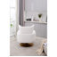 360-Degree Swivel Accent Chair with a Pillow-1161490003