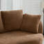 Causeuse avec housse en chenille et coussins de l 73,8 po-2129980931