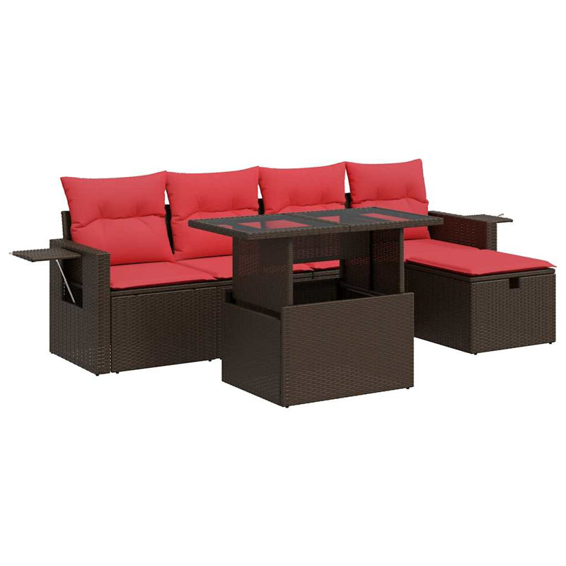 62cm Wide Patio Sofa with Cushions