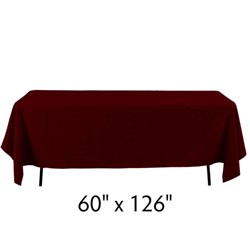 Kennedale Tablecloth, 60" x 126", Burgundy