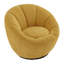 Fauteuil d'appoint pivotant rembourré-87783511
