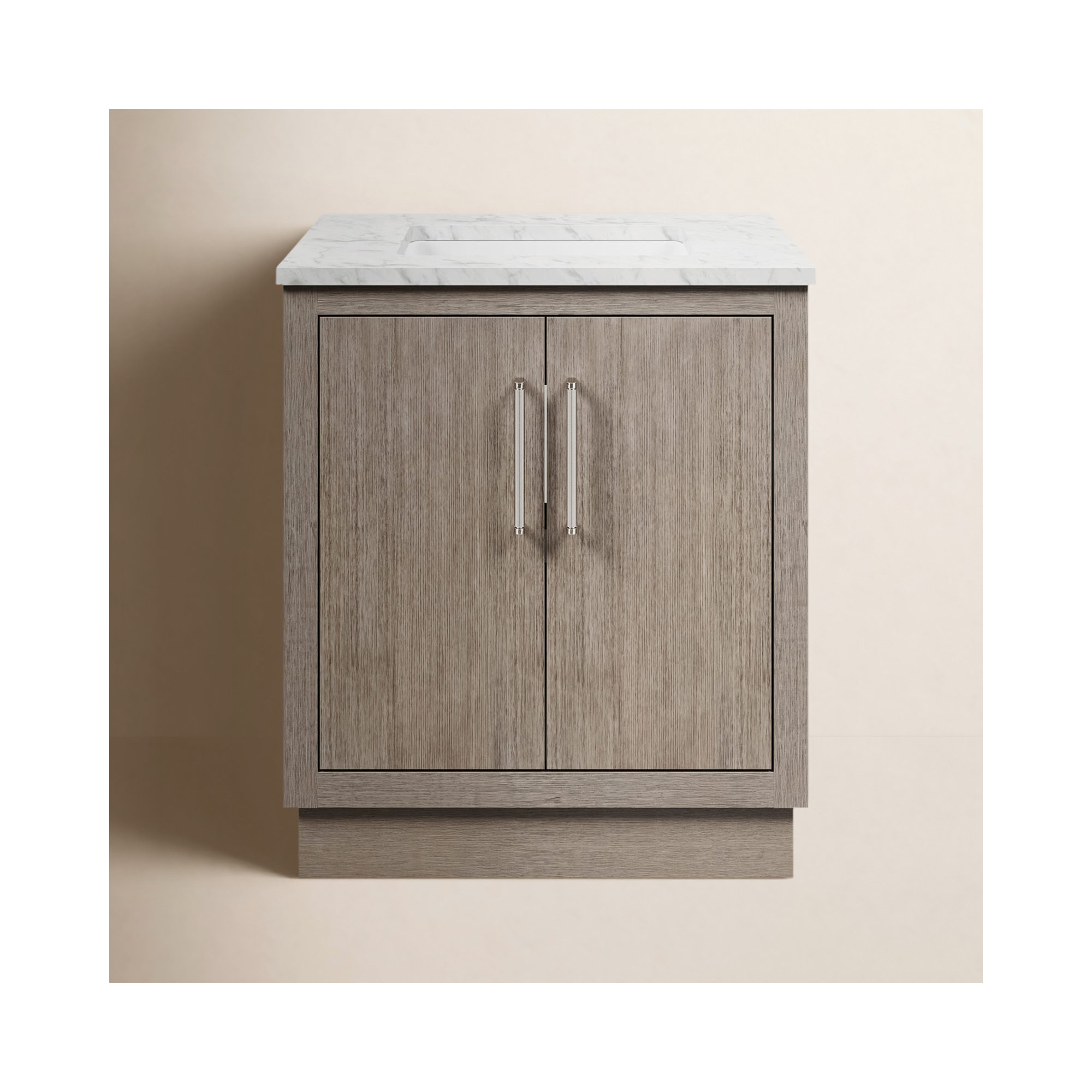 Kamila 30'' Single Bathroom Vanity, Chrome