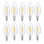 Brisa 2 Tier Wheel-Shaped Pendant Light with E12 Base Bulb and 48 Lights