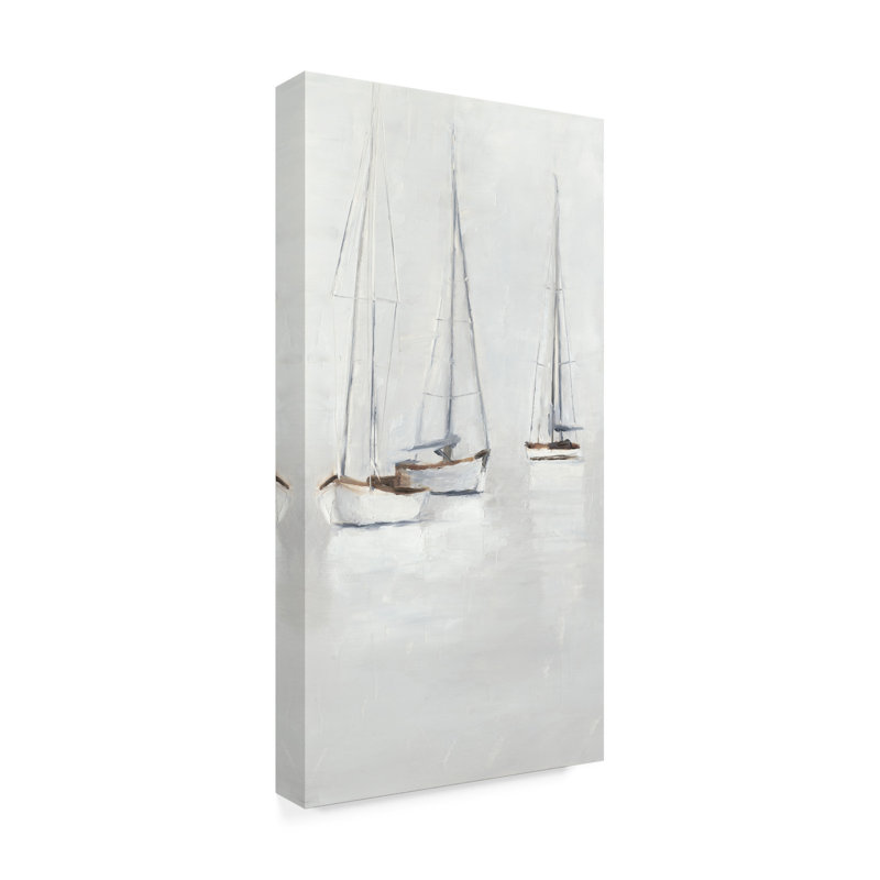 Art sur toile Ethan Harper Foggy Harbor II, H 32 po x l 16 po x P 2 po