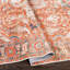 Mags Machine Washable Oriental Brick Red/Orange Area Rug-368045900