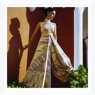 Vogue Magazine, "Model Wearing Emilio Pucci Pajamas," Henry Clarke, June 1, 1968 Print by Henry Clarke