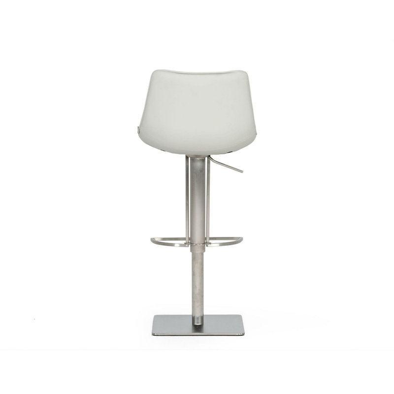 Tabouret pivotant à hauteur réglable Miltonsburg, Blanc