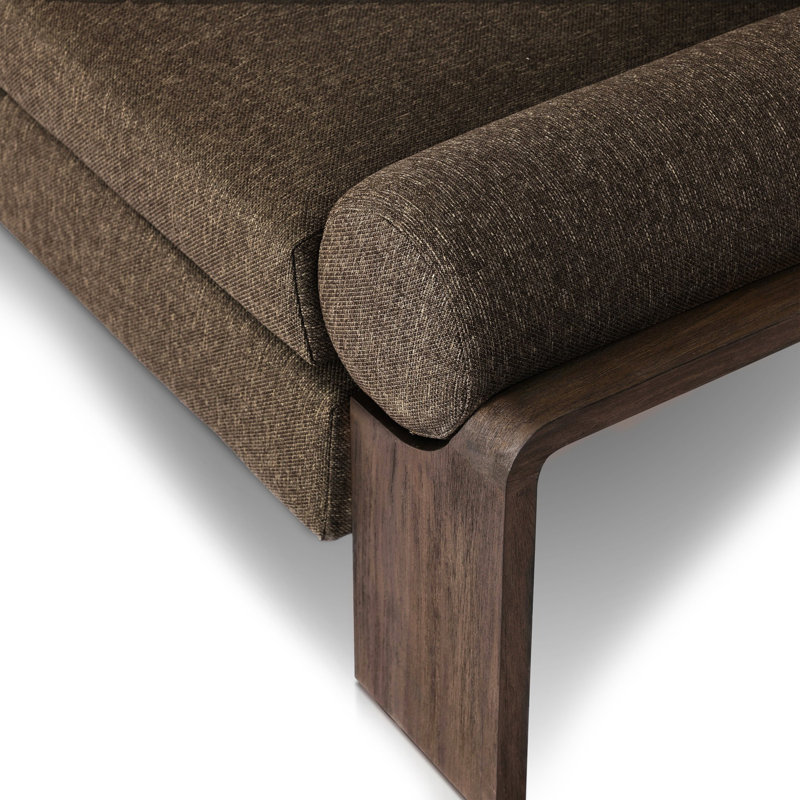 Joette Outdoor Sofa-104"-Washed Brown-FSC, Stained Saddle Brown, Ellor Brown