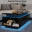 Table basse moderne et élégante avec chargement sans fil et haut-parleur Bluetooth-1214869226