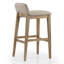 Ensemble de 2 tabourets de bar en bois blanchi Atia-607019954-607019964