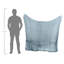 Jeté tissé bleu Donna-562763392
