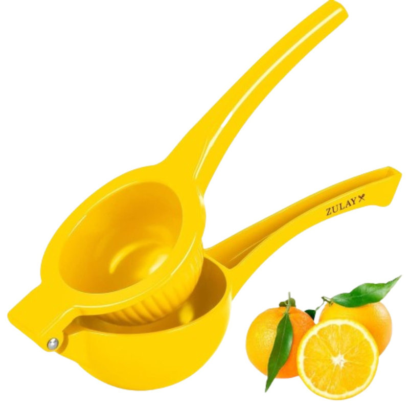 Presse-agrumes en métal de qualité supérieure Zulay Kitchen, presse-agrumes, presse manuelle pour extraire le plus de jus possible 