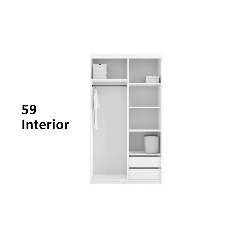 Milan, 85" H x 59" W x 25" D