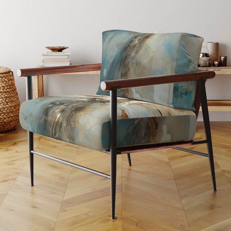 Angels Announcement Celestical Christianism I - Fauteuil rembourré d'appoint spirituel, Noir