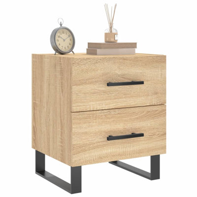 Maricrus 40cm W Iron Bedside Table