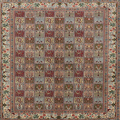 Wool Beige/Gray Area Rug