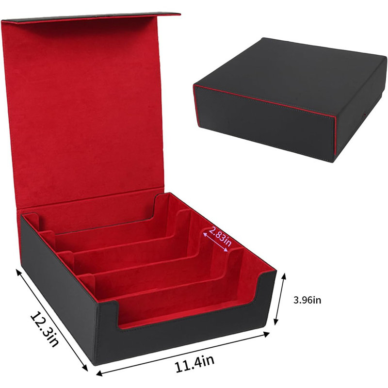 Trading Card Storage Box,Card Storage Box,Quadruple Mtg Deck Box...