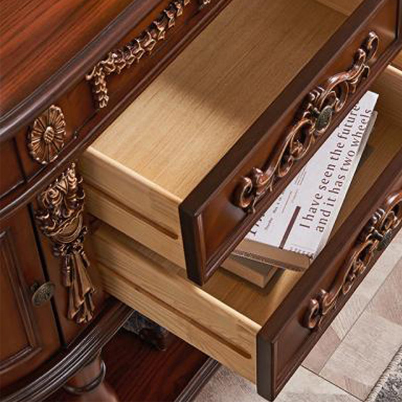 Armoire décorative de style européen, Brun