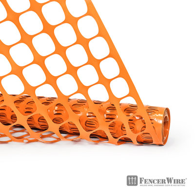 Clôture d'extérieur en plastique avec clôture en fil de fer escamotable 1,6 po x 1,6 po Fencer
