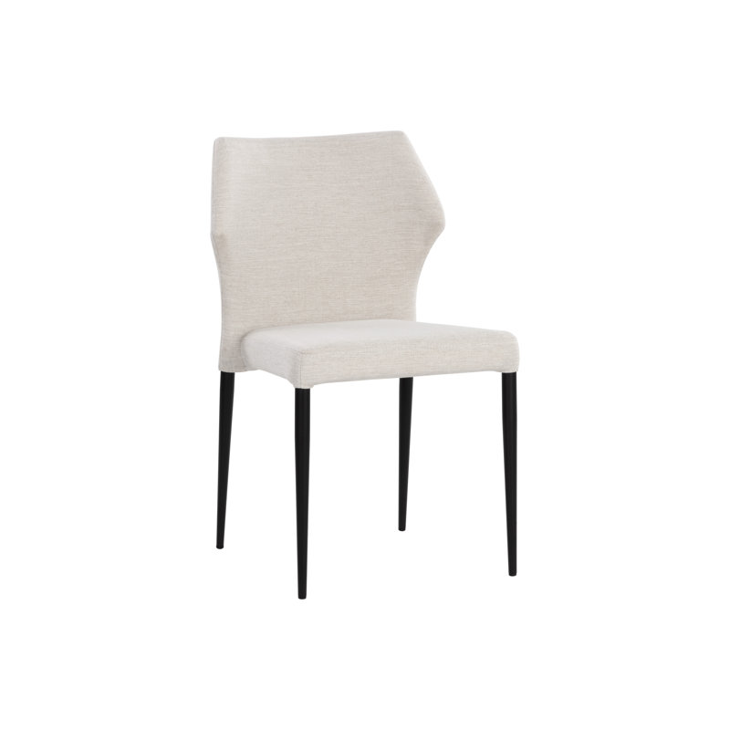 Chaise de salle à manger empilable Durenda, Beige