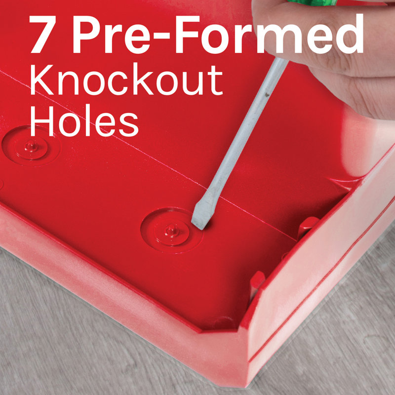 22.88'' L x 23.5'' W Freestanding Laundry Sink, Red