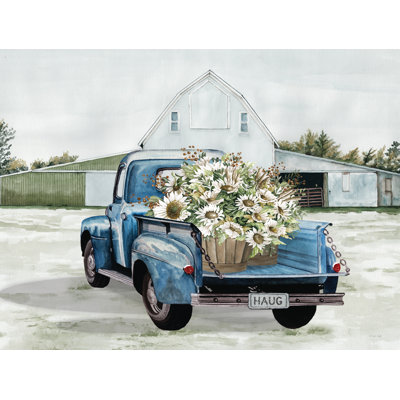«Country Flower Livraison III» sur impression sur toile