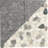 Daltile Pebble Oasis Natural Stone Art Deco Pebble Mosaic 11" x 11" in Honed Coal (11 PC per Carton) (10.78 SQFT per Carton)