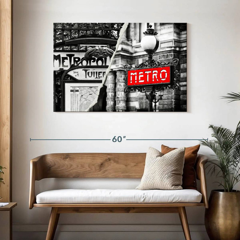 Sireci Paris Metro II, 30" H x 45" W