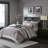 Luxurious Jacquard Bedding Sets, Polyester Queen Purple, Contemporary Style For Home