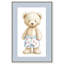 «Swim Trunks Teddy», reproduction murale encadrée par Art Remedy, cadre doré, 10 x 15-307680927-307680918
