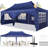 10x20 Pop Up Canopy with 6 Sidewalls, Conical Canopy Tent 10×20 with 3 Adjustable Height Waterproof, UV-Resistant with Carry Bag, Stakes, Ropes for Parties, Commercial, Gray(Frame Upgraded)-114248025