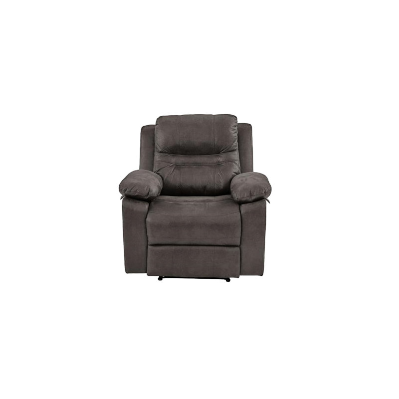 Modern Breathable Recliner Chair In Slate Blue For Relax Area With Extra Comfort,