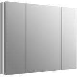 KOHLER Verdera® Aluminum Triple-Door Medicine Cabinet, Frameless with Adjustable Shelves
