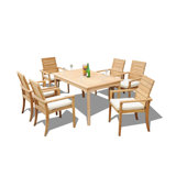 Algrave Outdoor 7 - Piece Teak Dining Set