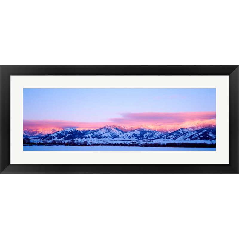 Décoration murale Bridger Mountains Sunset