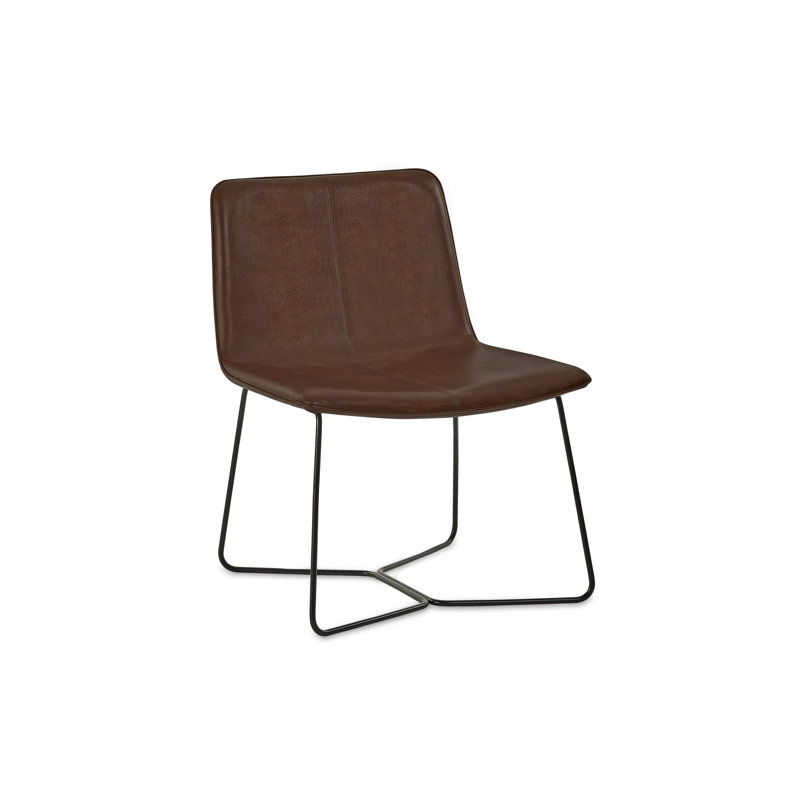 Faux Leather Armchair