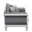 Causeuse en tissu Florian avec 3 coussins