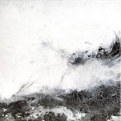 Black & Gray II - Artist Enhanced Canvas Print